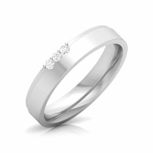 Jewelove™ Rings Platinum Diamond Couple Ring JL PT CB 131