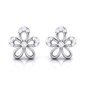 Jewelove™ Earrings Platinum Diamond Earrings for Women JL PT E B-1