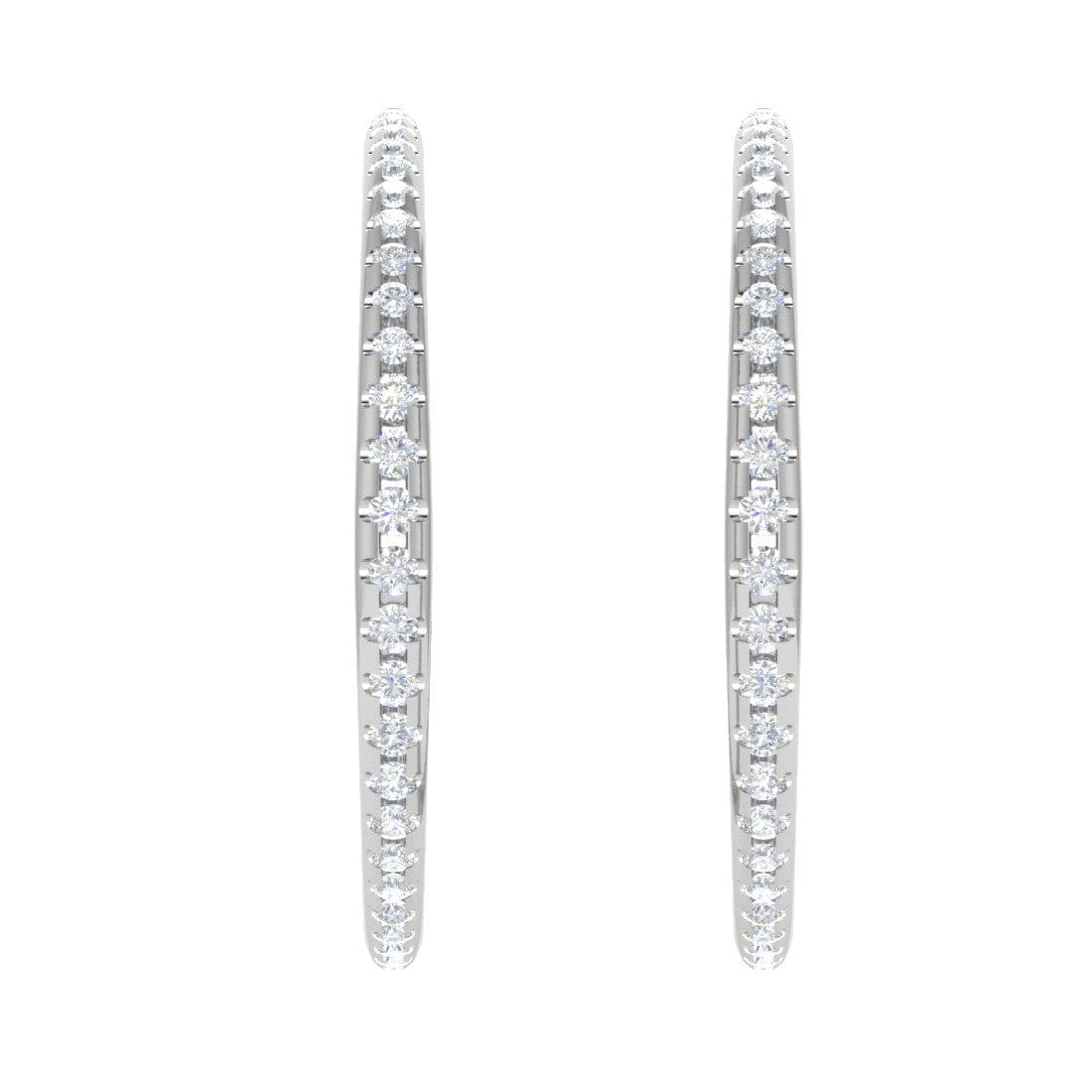 Jewelove™ Earrings Platinum Diamond Earrings for Women JL PT E DH RD 113