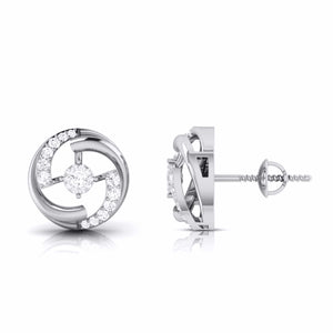 Jewelove™ Earrings Platinum Diamond Earrings for Women JL PT E MST 27