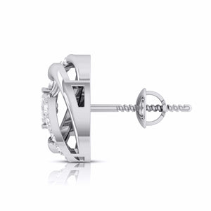 Jewelove™ Earrings Platinum Diamond Earrings for Women JL PT E MST 27