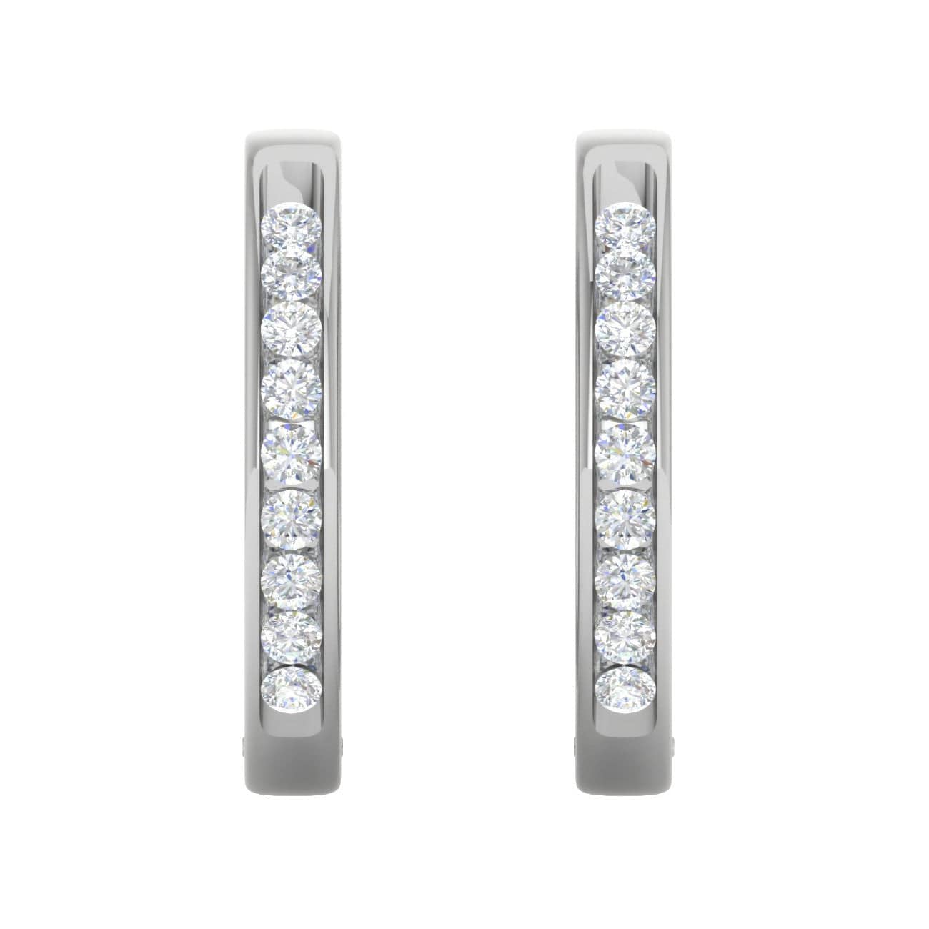 Jewelove™ Earrings Platinum Diamond Earrings JL PT E DH RD 100