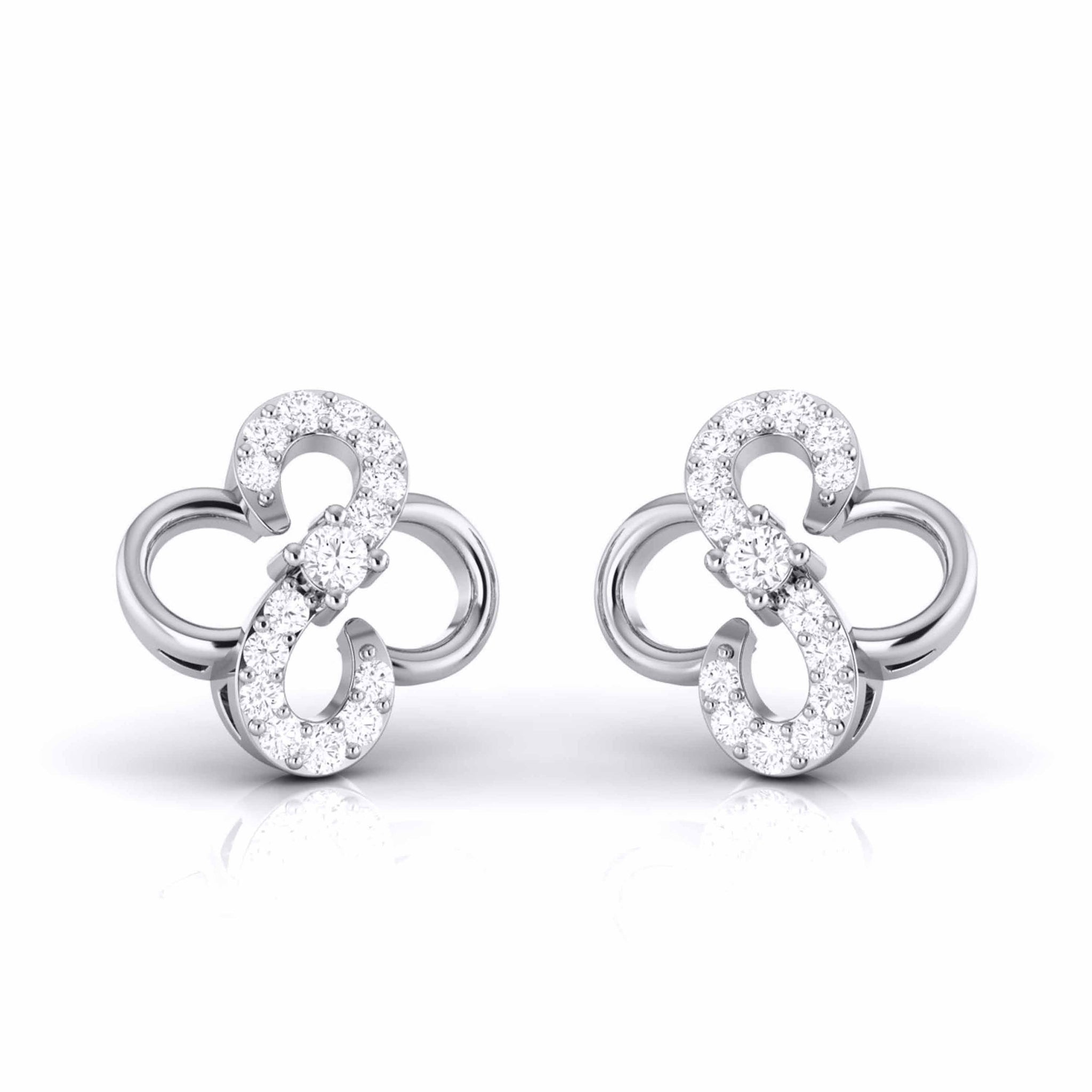 Jewelove™ Earrings Platinum Diamond Earrings JL PT E MST 11