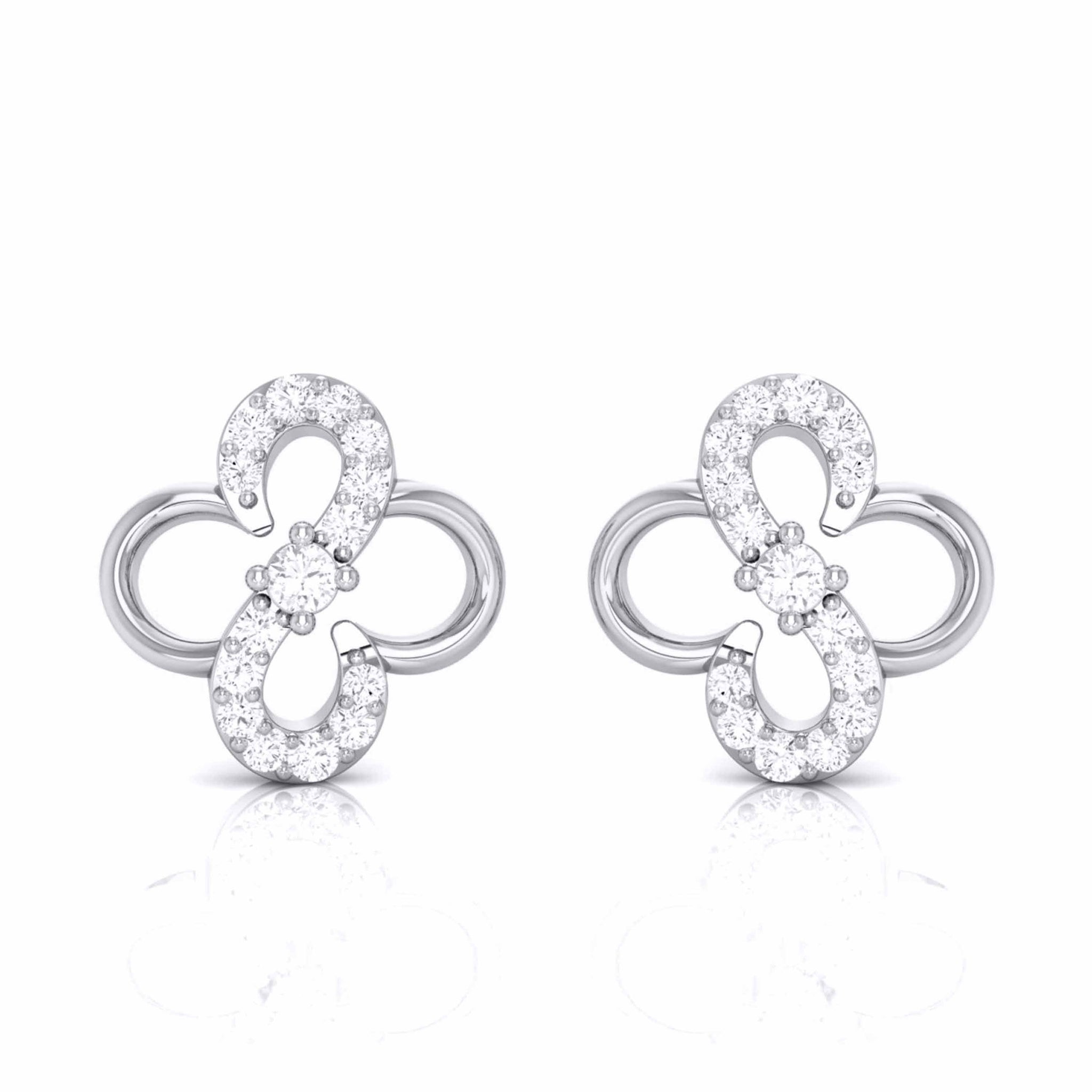 Jewelove™ Earrings Platinum Diamond Earrings JL PT E MST 11