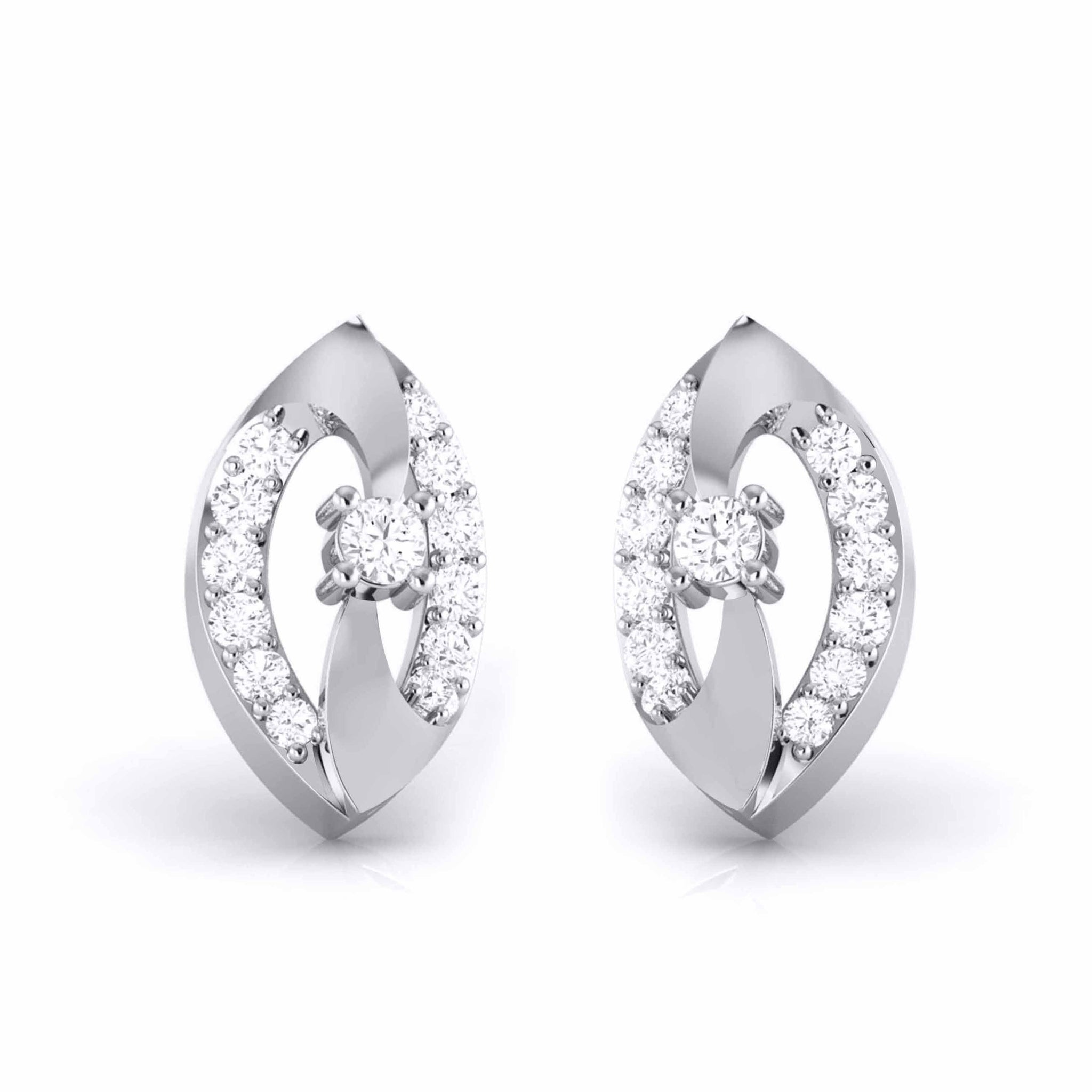 Jewelove™ Earrings Platinum Diamond Earrings JL PT E MST 15