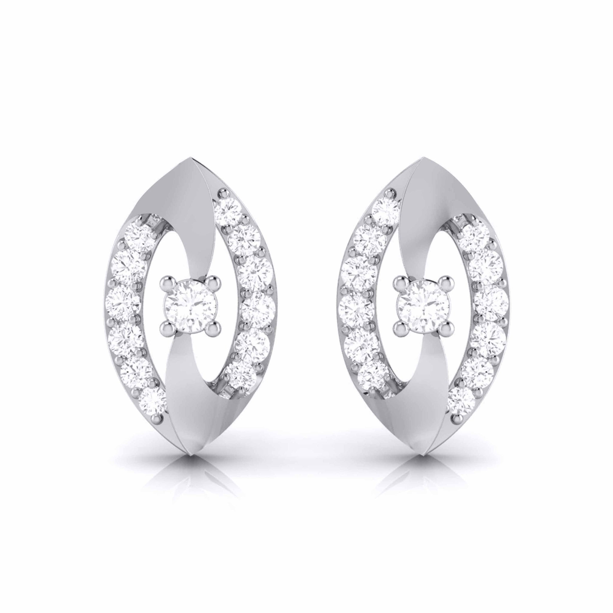 Jewelove™ Earrings Platinum Diamond Earrings JL PT E MST 15