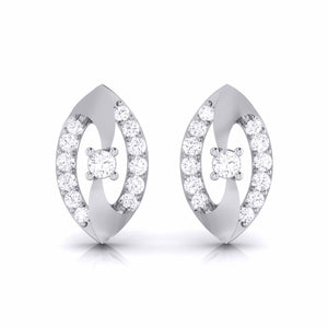 Jewelove™ Earrings Platinum Diamond Earrings JL PT E MST 15