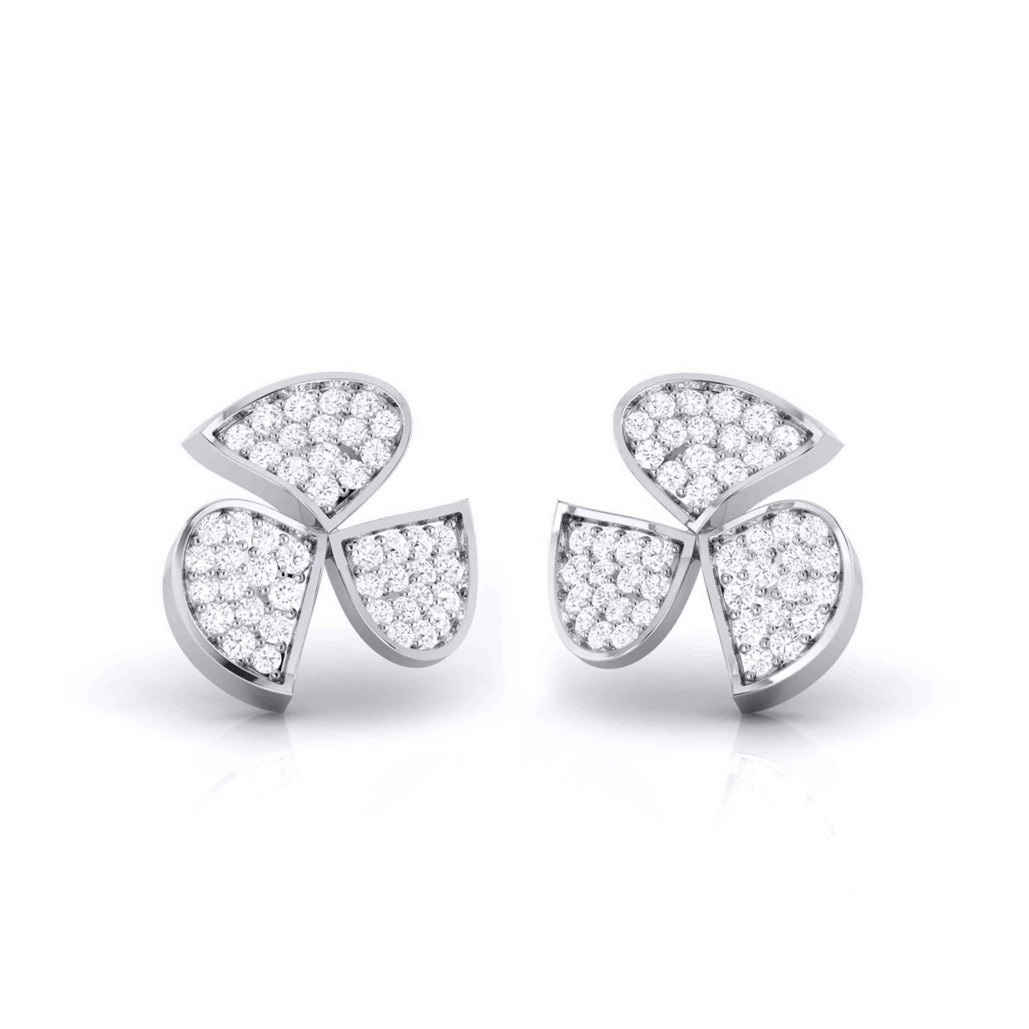 Jewelove™ Earrings Platinum Diamond Earrings JL PT E MST 34