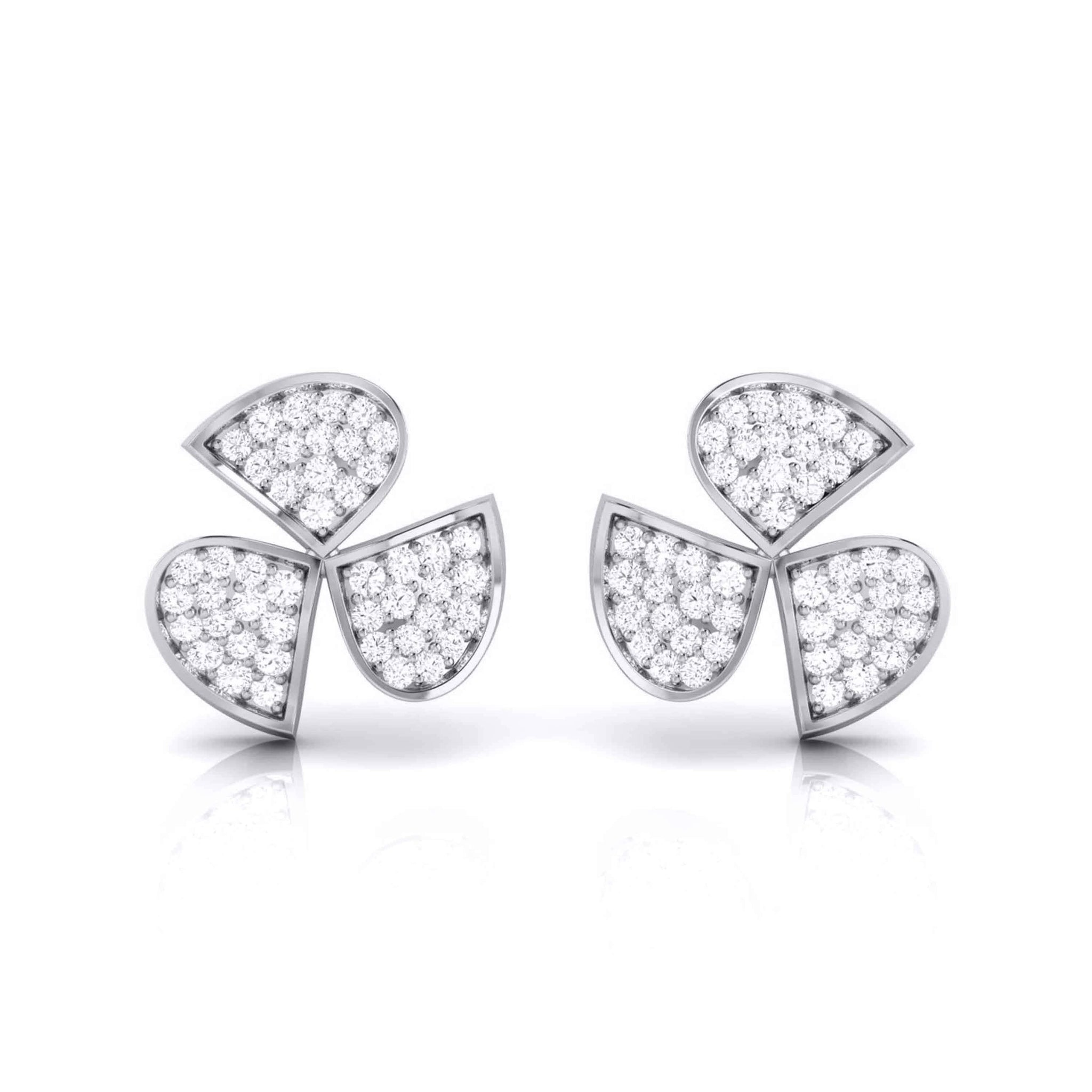 Jewelove™ Earrings Platinum Diamond Earrings JL PT E MST 34