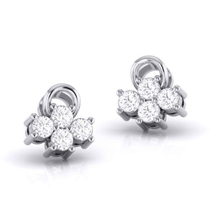 Jewelove™ Earrings Platinum Diamond Earrings JL PT E MST 8