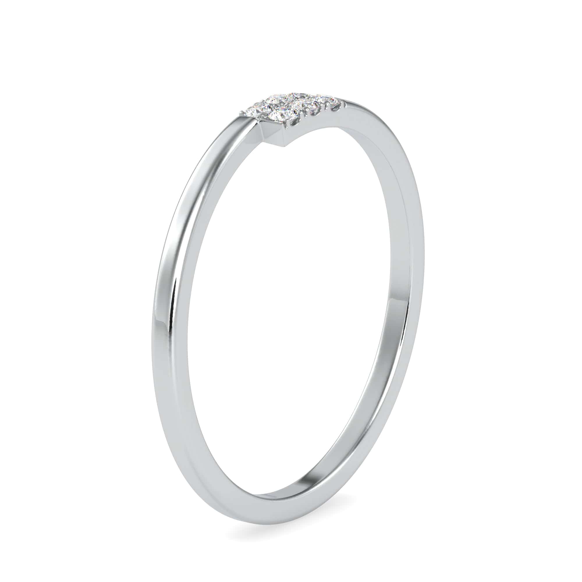 Jewelove™ Rings Platinum Diamond Engagement Ring JL PT 0623