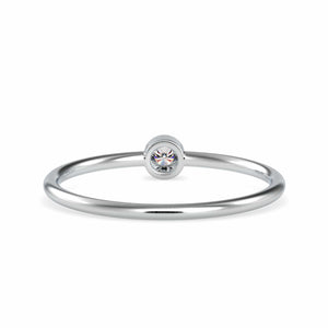 Jewelove™ Rings Platinum Diamond Engagement Ring JL PT 0634