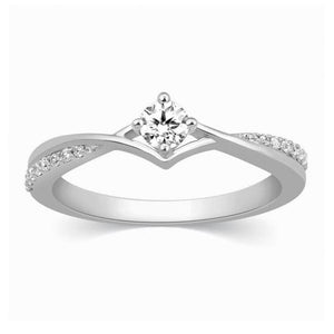 Jewelove™ Rings Platinum Diamond Engagement Ring with 15 Pointer JL PT 573