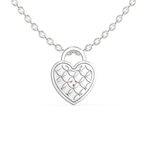 Jewelove™ Pendants Platinum Diamond Heart Pendant for Women JL PT P 1214