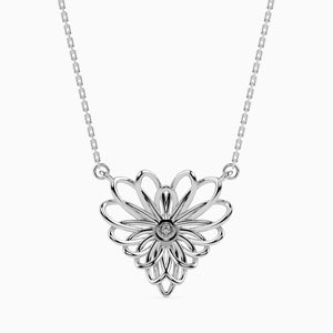 Jewelove™ Pendants Platinum Diamond Heart  Pendant for Women JL PT P 18007