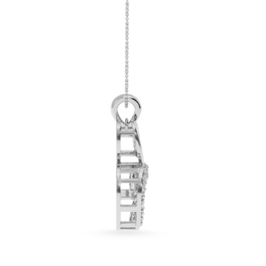 Jewelove™ Pendants Platinum Diamond Heart Pendant for Women JL PT P LC912