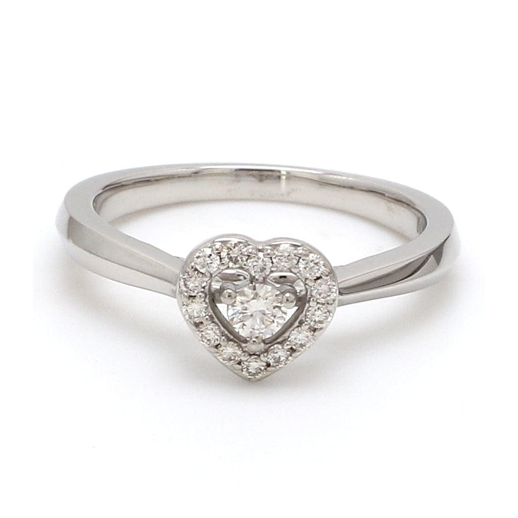 Jewelove™ Rings Platinum Diamond Heart Ring JL PT 662