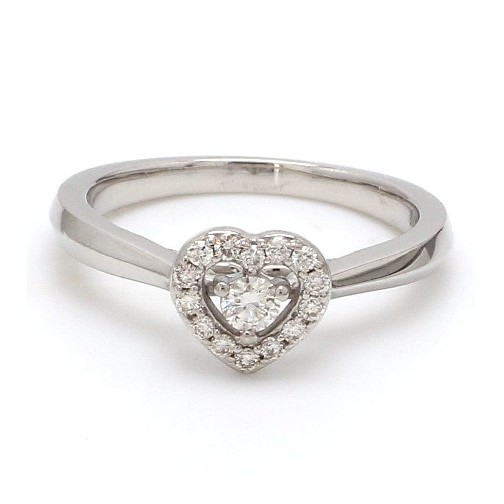 Jewelove™ Rings Platinum Diamond Heart Ring JL PT 662