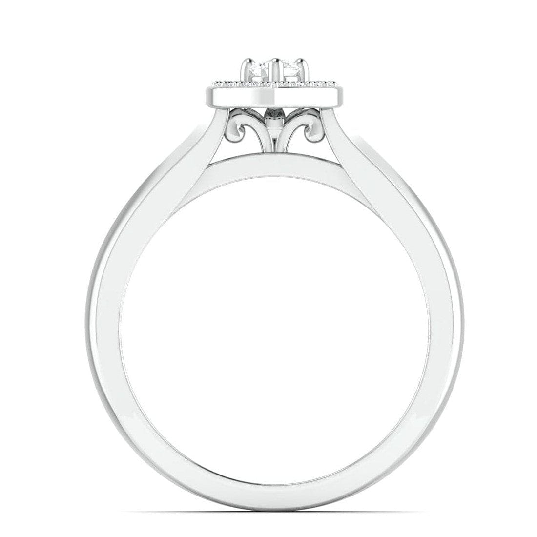 Jewelove™ Rings Platinum Diamond Heart Ring JL PT 662