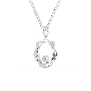 Jewelove™ Pendants Platinum Diamond in Circle Pendant for Women JL PT P 1206