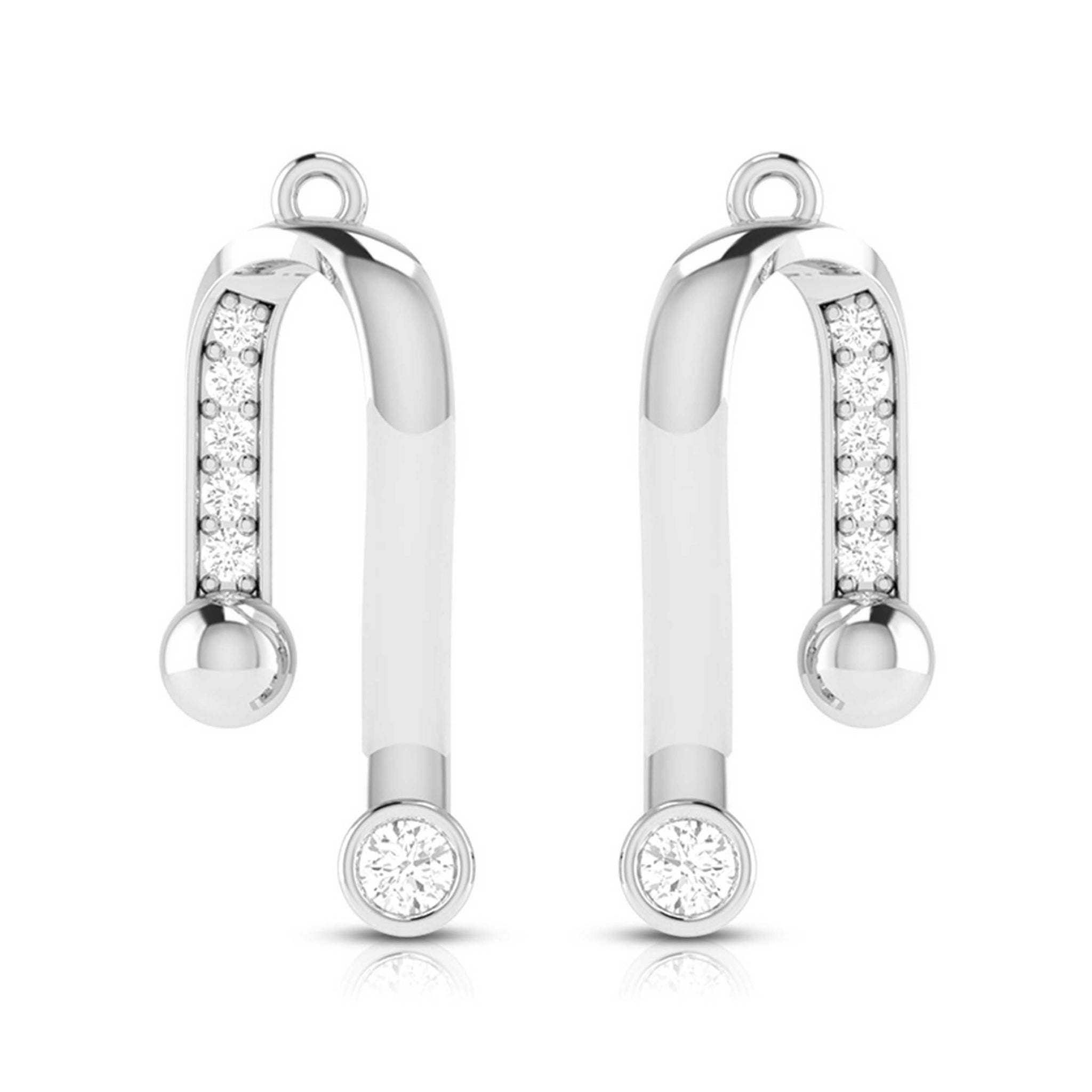 Jewelove™ Pendants & Earrings Platinum Diamond Pendant & Earrings JL PT P BT 34-A