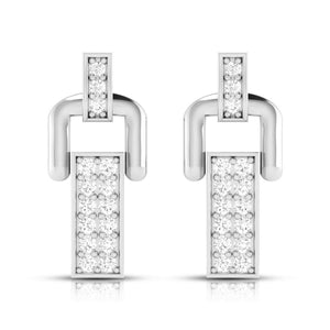 Jewelove™ Pendants & Earrings Platinum Diamond Pendant & Earrings Set JL PT P BT 30-H