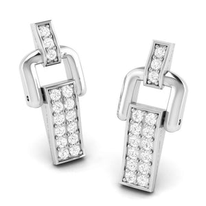 Jewelove™ Pendants & Earrings Earrings only Platinum Diamond Pendant & Earrings Set JL PT P BT 30-H