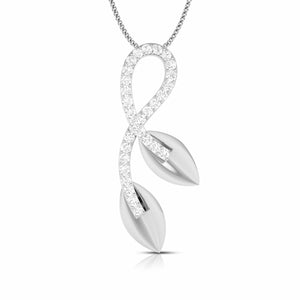 Jewelove™ Pendants & Earrings Pendant only Platinum Diamond Pendant & Earrings Set JL PT P BT 37-C