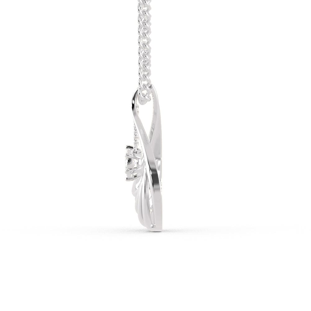 Jewelove™ Pendants Platinum Diamond Pendant for Women JL PT P 1202