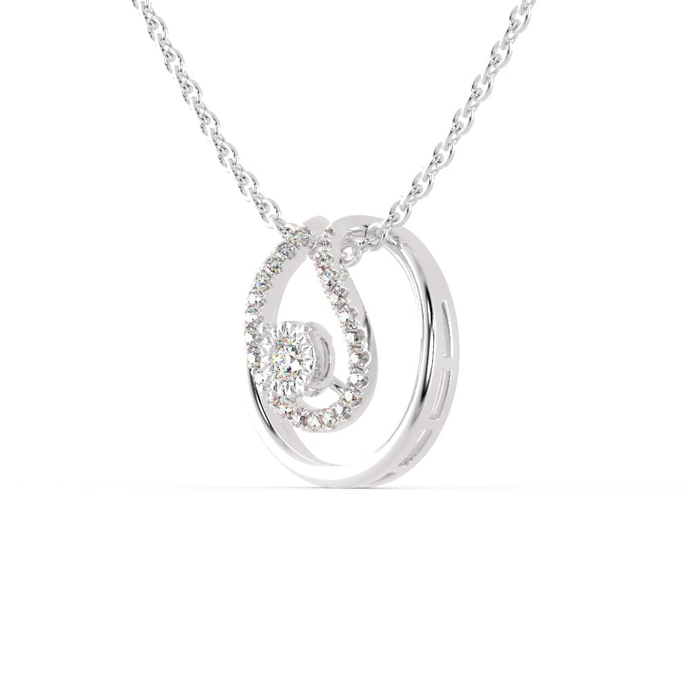 Jewelove™ Pendants Platinum Diamond Pendant for Women JL PT P 1208