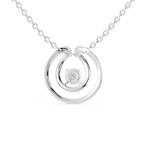 Jewelove™ Pendants Platinum Diamond Pendant for Women JL PT P 1208