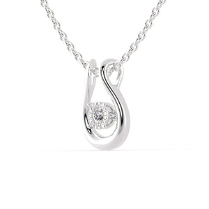 Jewelove™ Pendants Platinum Diamond Pendant for Women JL PT P 1210