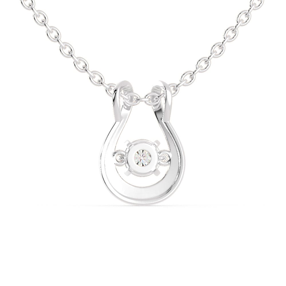 Jewelove™ Pendants Platinum Diamond Pendant for Women JL PT P 1210