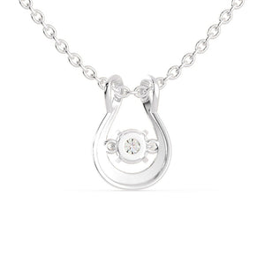 Jewelove™ Pendants Platinum Diamond Pendant for Women JL PT P 1210