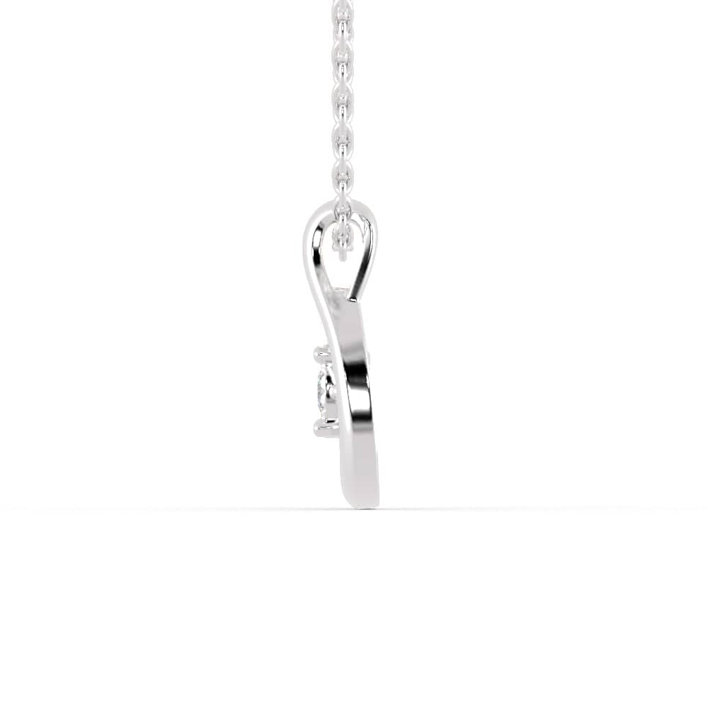 Jewelove™ Pendants Platinum Diamond Pendant for Women JL PT P 1210