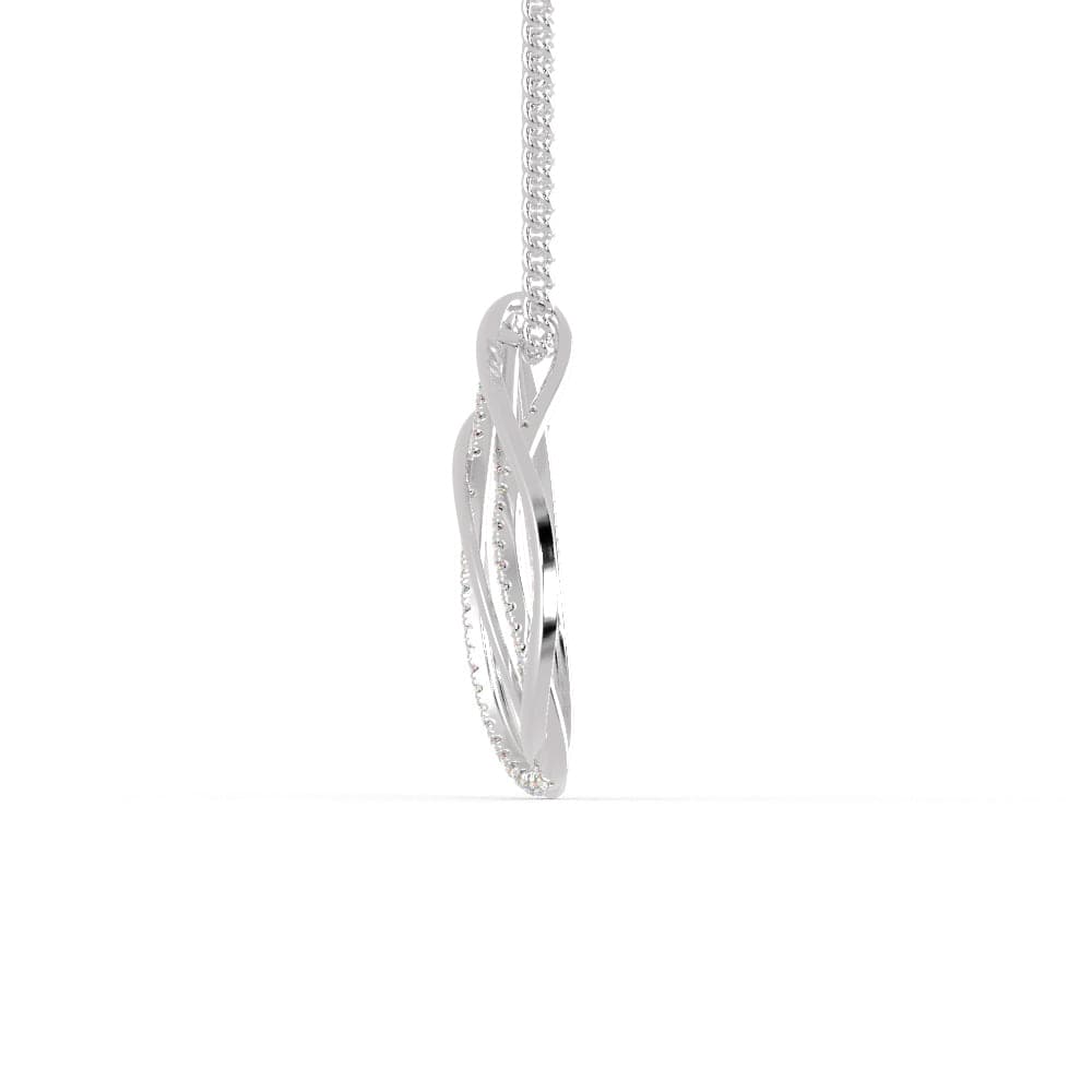 Jewelove™ Pendants Platinum Diamond Pendant for Women JL PT P 1261