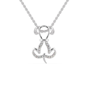 Jewelove™ Pendants SI IJ Platinum Diamond Pendant for Women JL PT P 1264