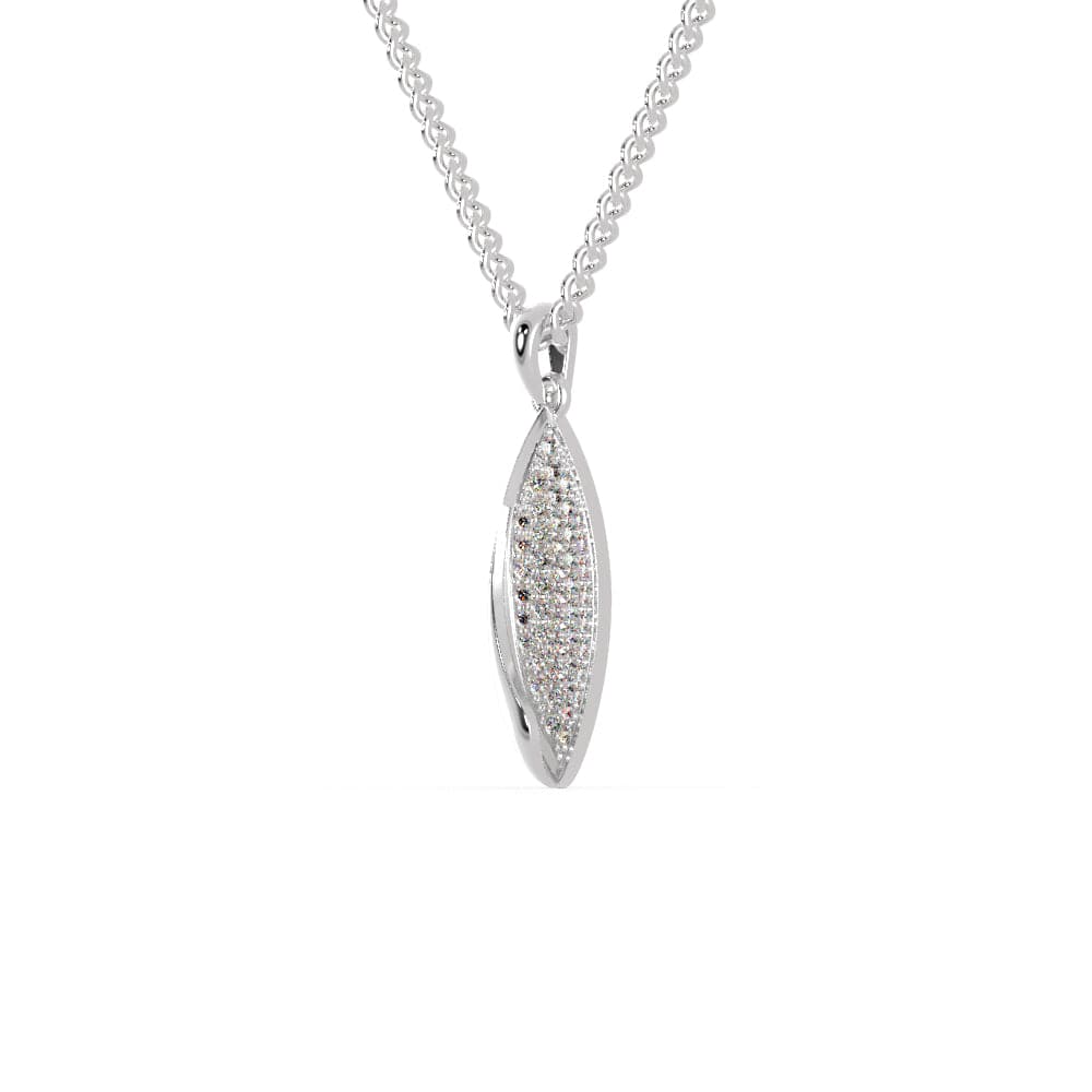 Jewelove™ Pendants SI IJ Platinum Diamond Pendant for Women JL PT P 1265