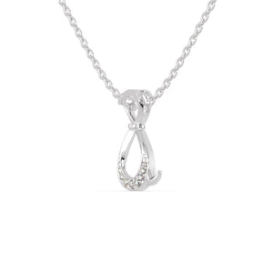 Jewelove™ Pendants Platinum Diamond Pendant for Women JL PT P 1266