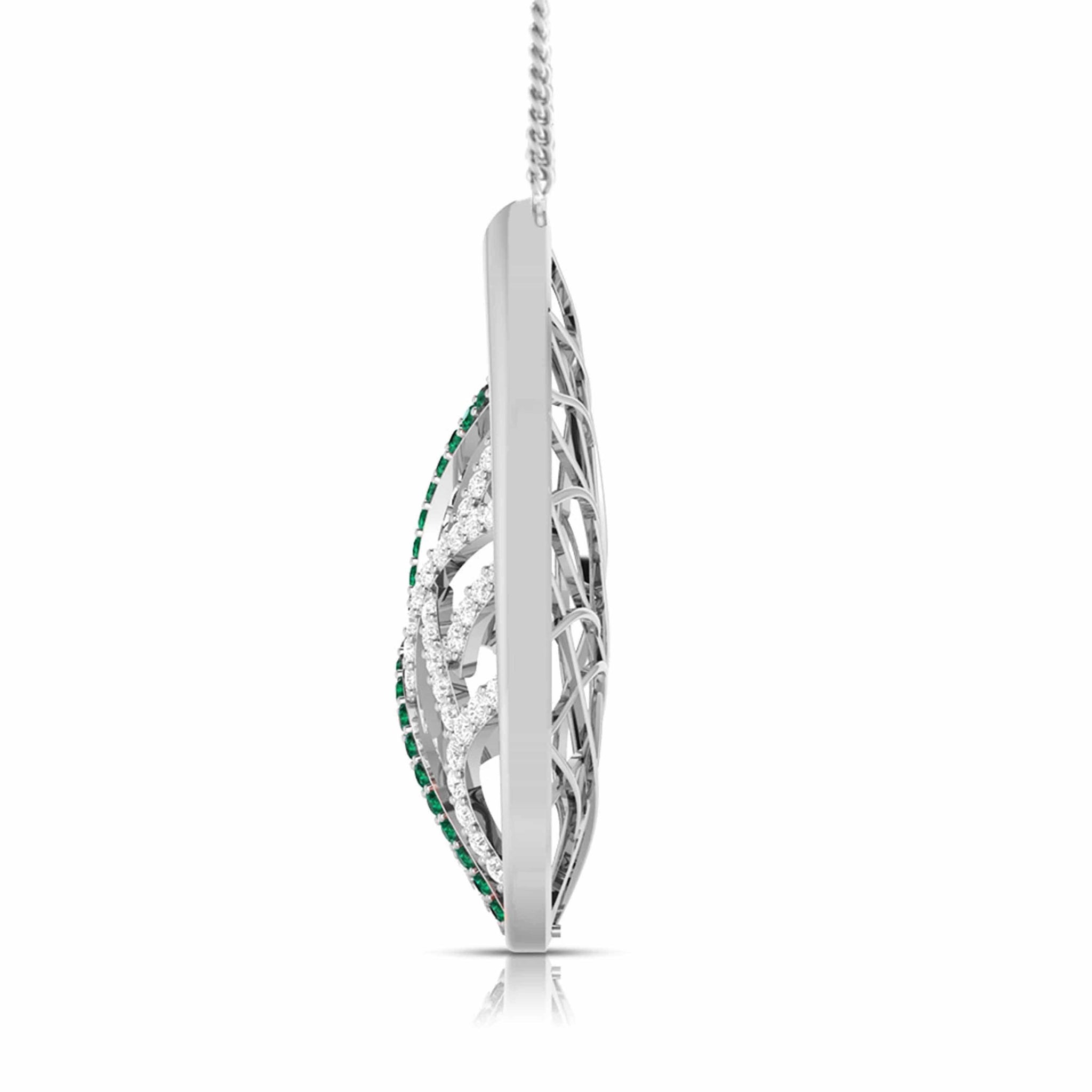 Jewelove™ Pendants Platinum Diamond Pendant for Women JL PT P NL8606