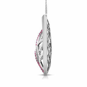 Jewelove™ Pendants Platinum Diamond Pendant for Women JL PT P NL8606