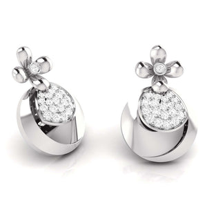 Jewelove™ Pendants & Earrings Platinum Diamond Pendant Set for Women JL PT P BT 40-A