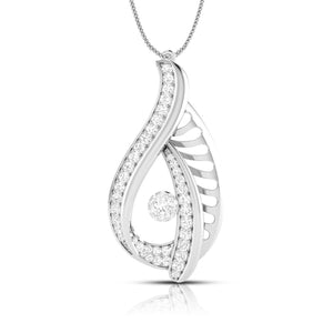 Jewelove™ Pendants & Earrings Platinum Diamond Pendant Set for Women JL PT P NL 8512