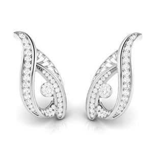 Jewelove™ Pendants & Earrings Platinum Diamond Pendant Set for Women JL PT P NL 8512