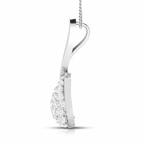 Jewelove™ Pendants & Earrings Platinum Diamond Pendant Set JL PT P BT 39-H