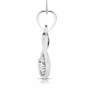 Jewelove™ Pendants & Earrings Platinum Diamond Pendant Set JL PT P BT 74-G