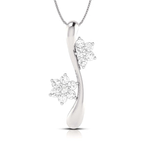 Jewelove™ Pendants & Earrings Platinum Diamond Pendant Set JL PT P BT 75-E