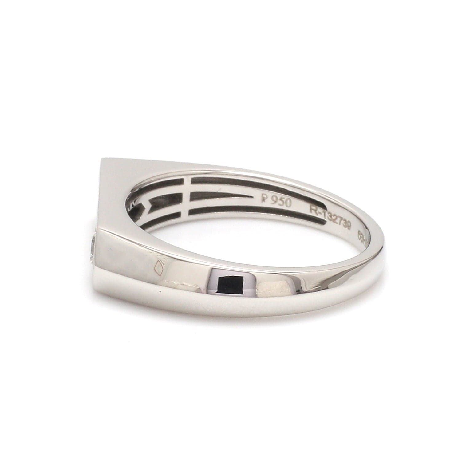 Jewelove™ Rings Platinum Diamond Ring for Men JL PT 1353