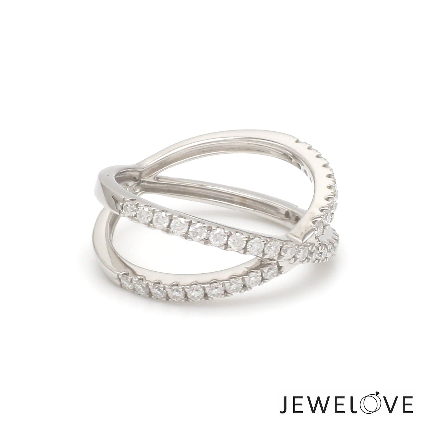 Jewelove™ Rings Platinum Diamond Ring for Women JL PT 1314