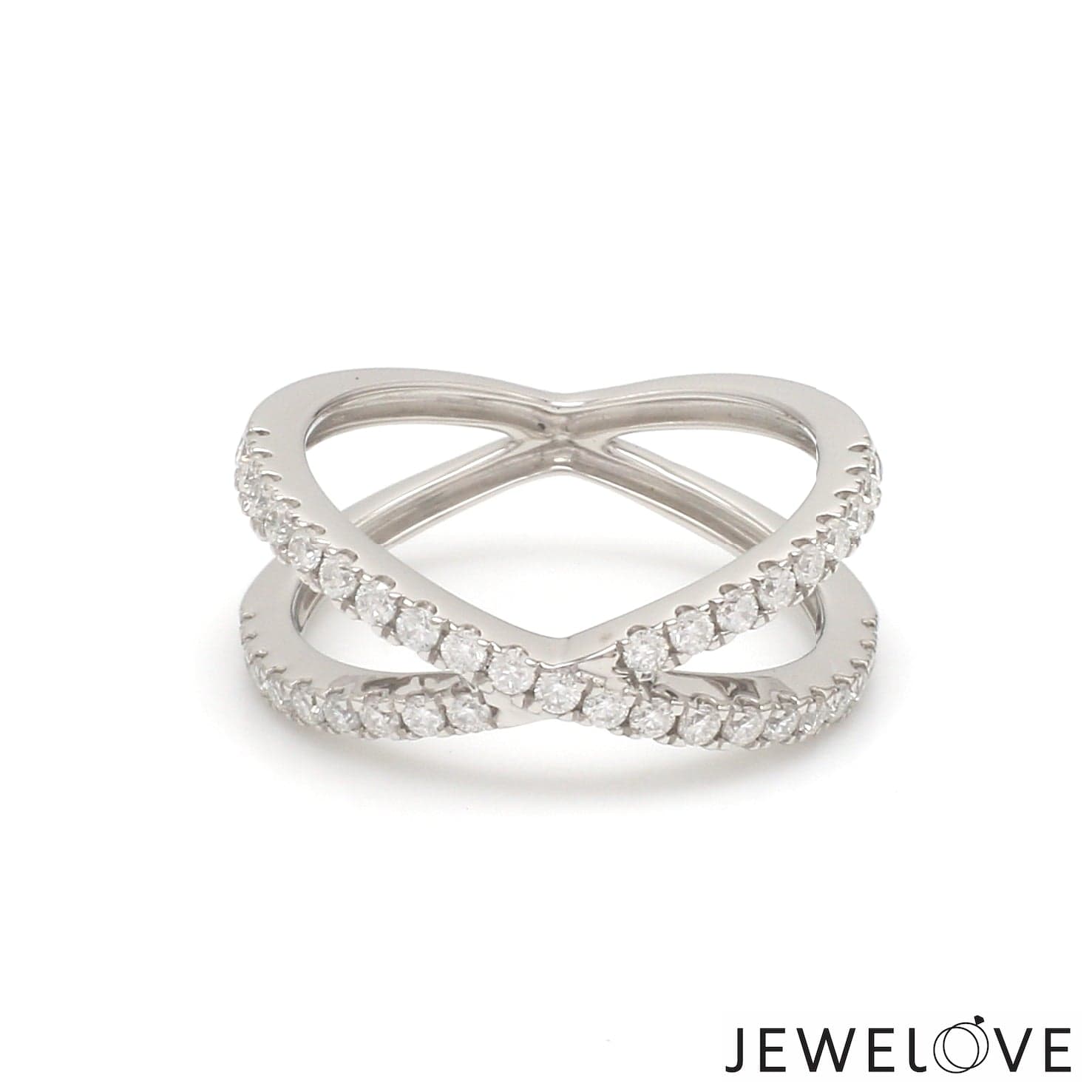 Jewelove™ Rings Platinum Diamond Ring for Women JL PT 1314